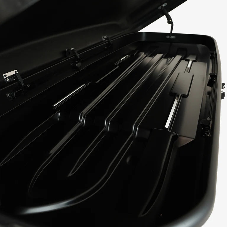 Inspired Overland carbon fiber cargo box interior storage compartment rooftop gear carrier