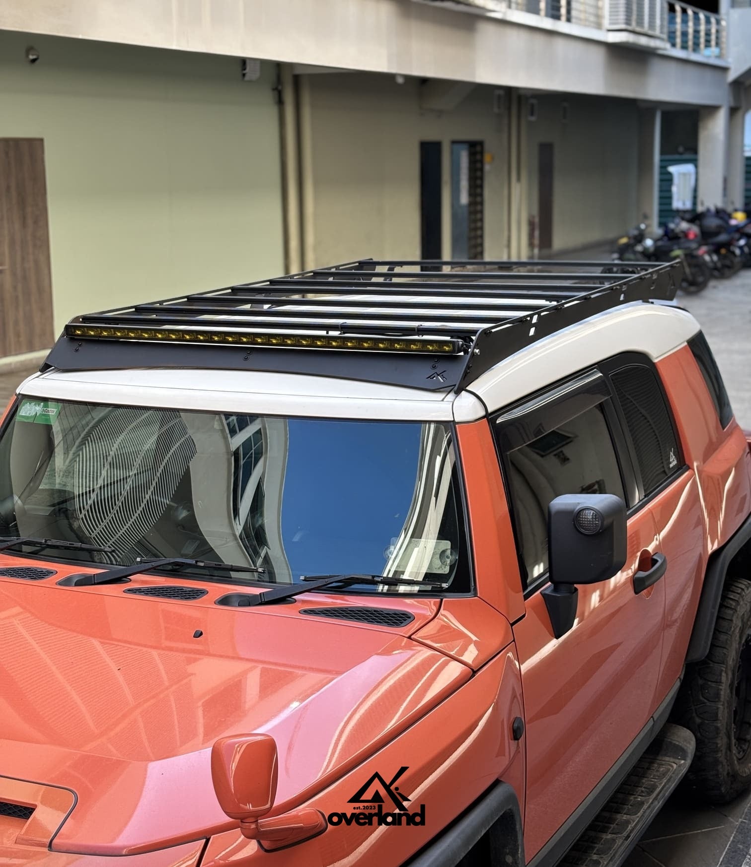 akioverland super slim modular roof rack for toyota fj cruiser