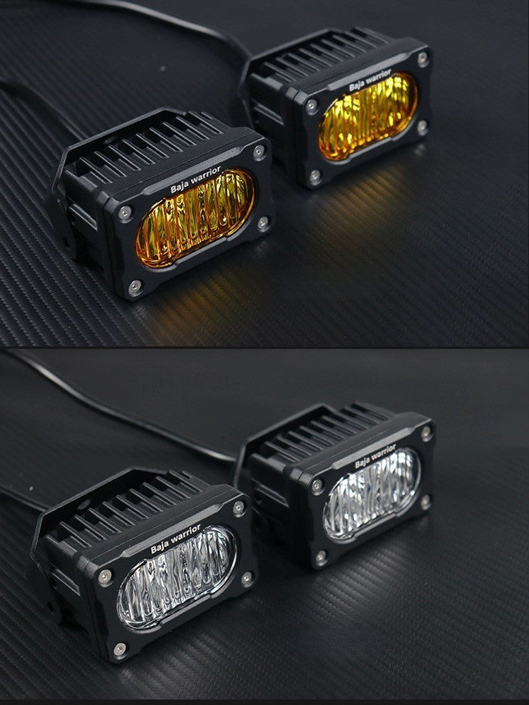 Baja Warrior Lampe à dosette LED 3 pouces 25W Lumière de fossé