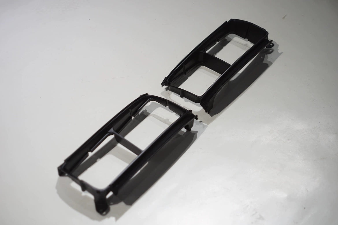 toyota land cruiser lc80 hdj80 Quad Headlight Kit black bezel