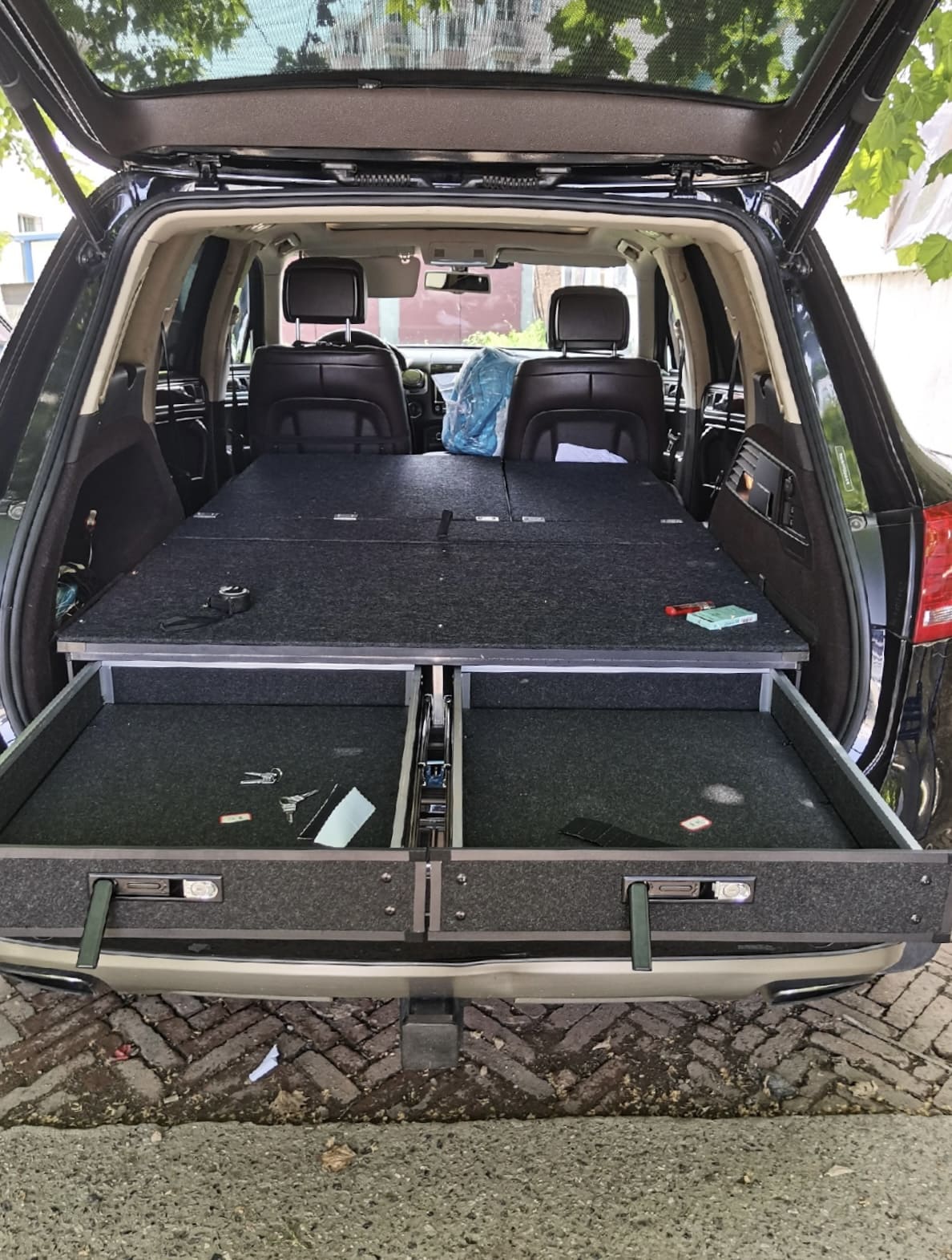 Akioverland Gen 2 T3 VW Touareg T3 rear storage drawer system