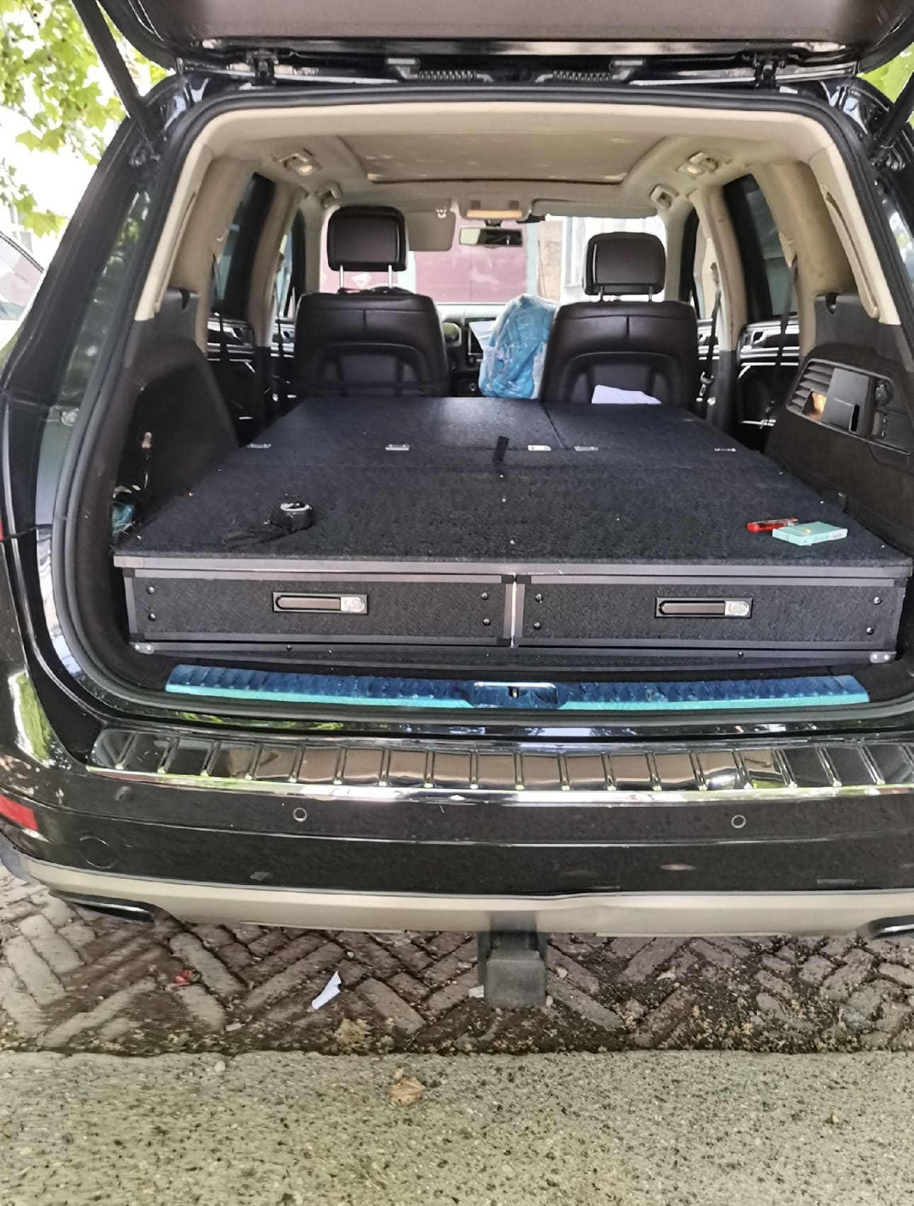 Akioverland Gen 2 T3 VW Touareg T3 rear storage drawer system