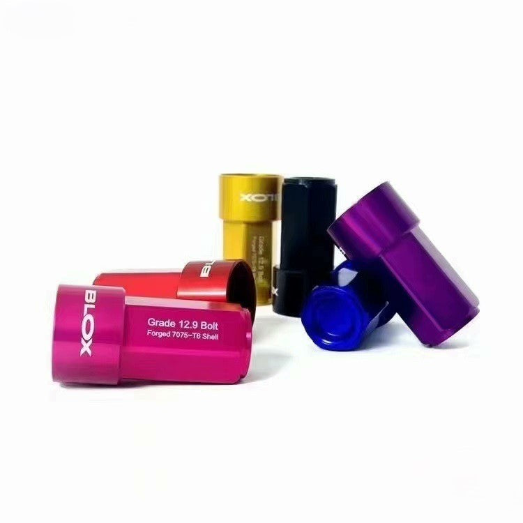 BLOX Invert Style two-piece Forged 7075-T6 12.9 Grade Wheel Lugs