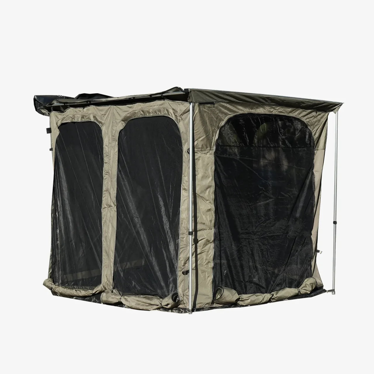 Inspired Overland awning side panel zipper doorway camp privacy shelter