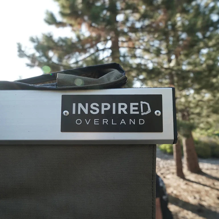 Inspired Overland aluminum hard case shower awning housing rooftop camping privacy system