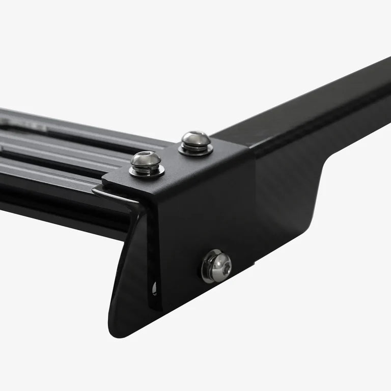 Inspired Overland carbon fiber mounting bracket rooftop tent hardware detail
