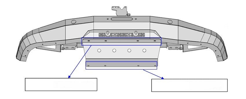 Akioverland Porsche Cayenne 957 low profile offroad steel bumper