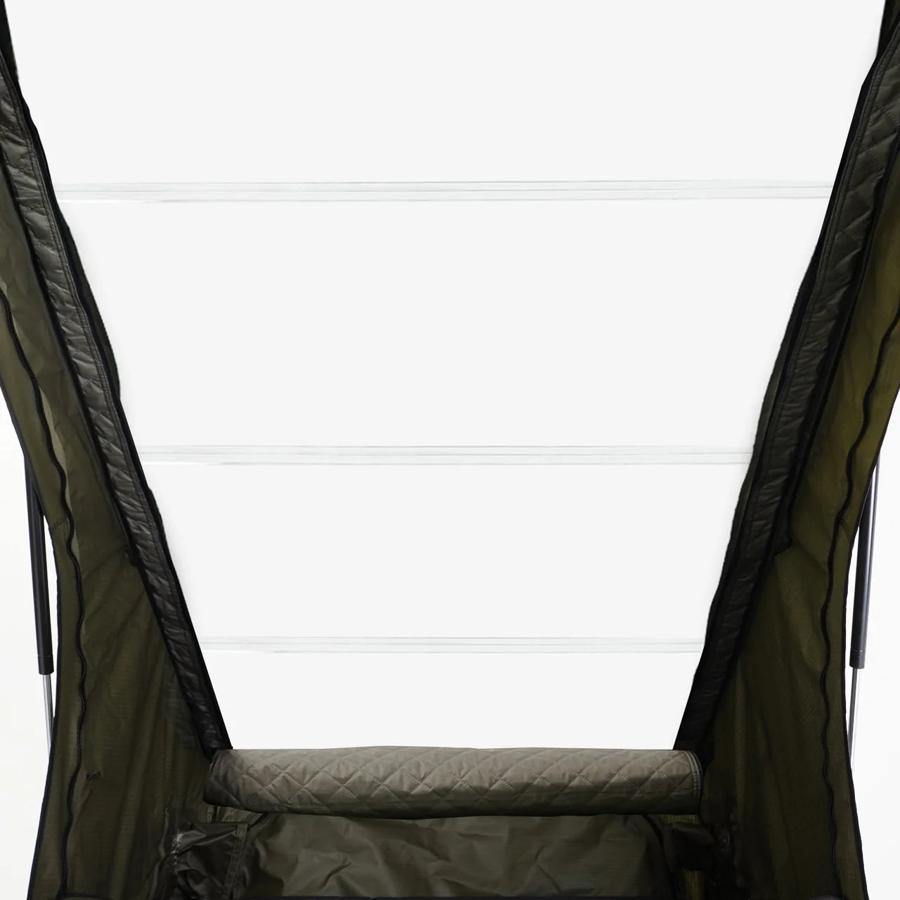 Inspired Overland Stargazer Duo stargazing clear roof rooftop tent interior night sky view