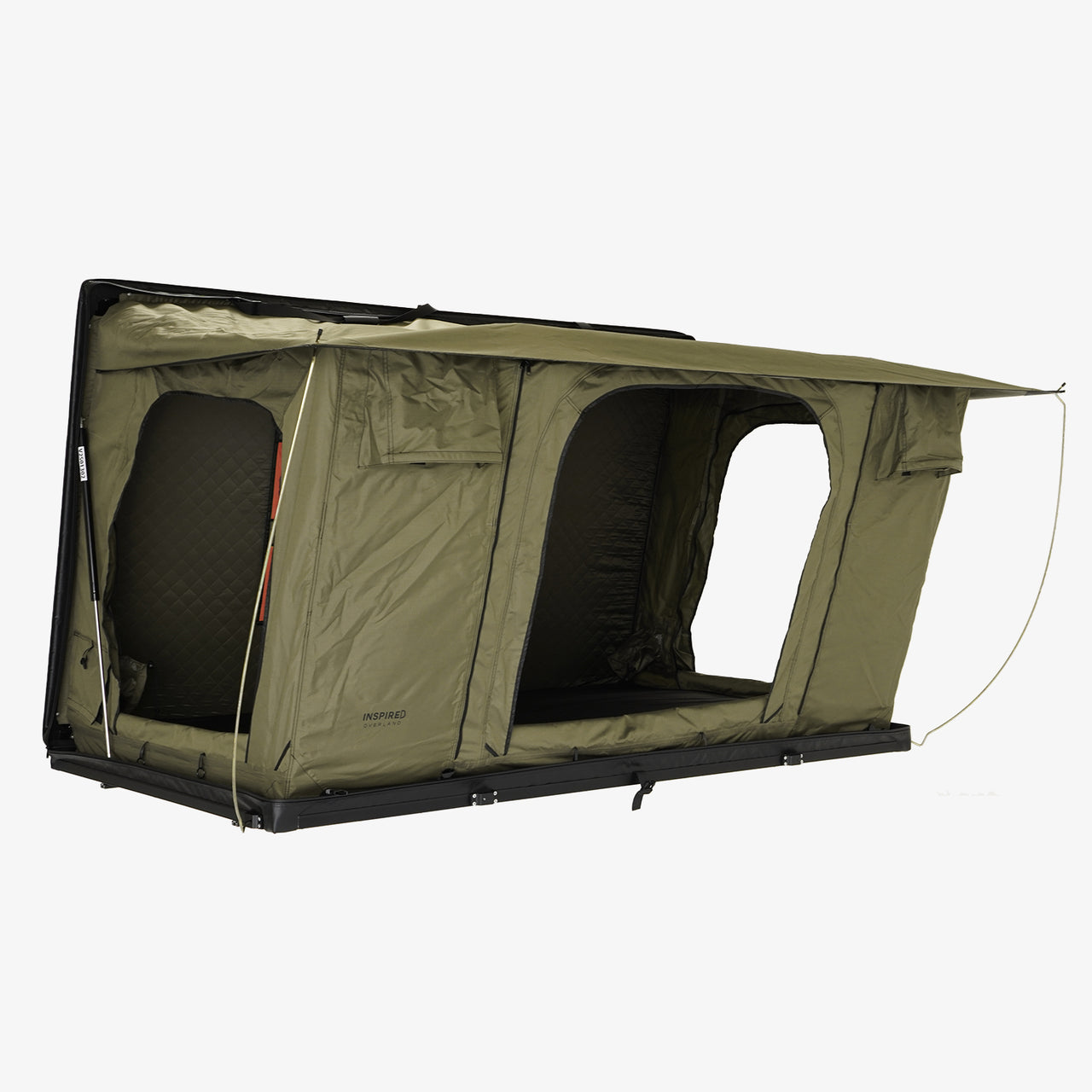Trailpeak rooftop tent ventilation window breathable weather resistant fabric by Inspired Overland