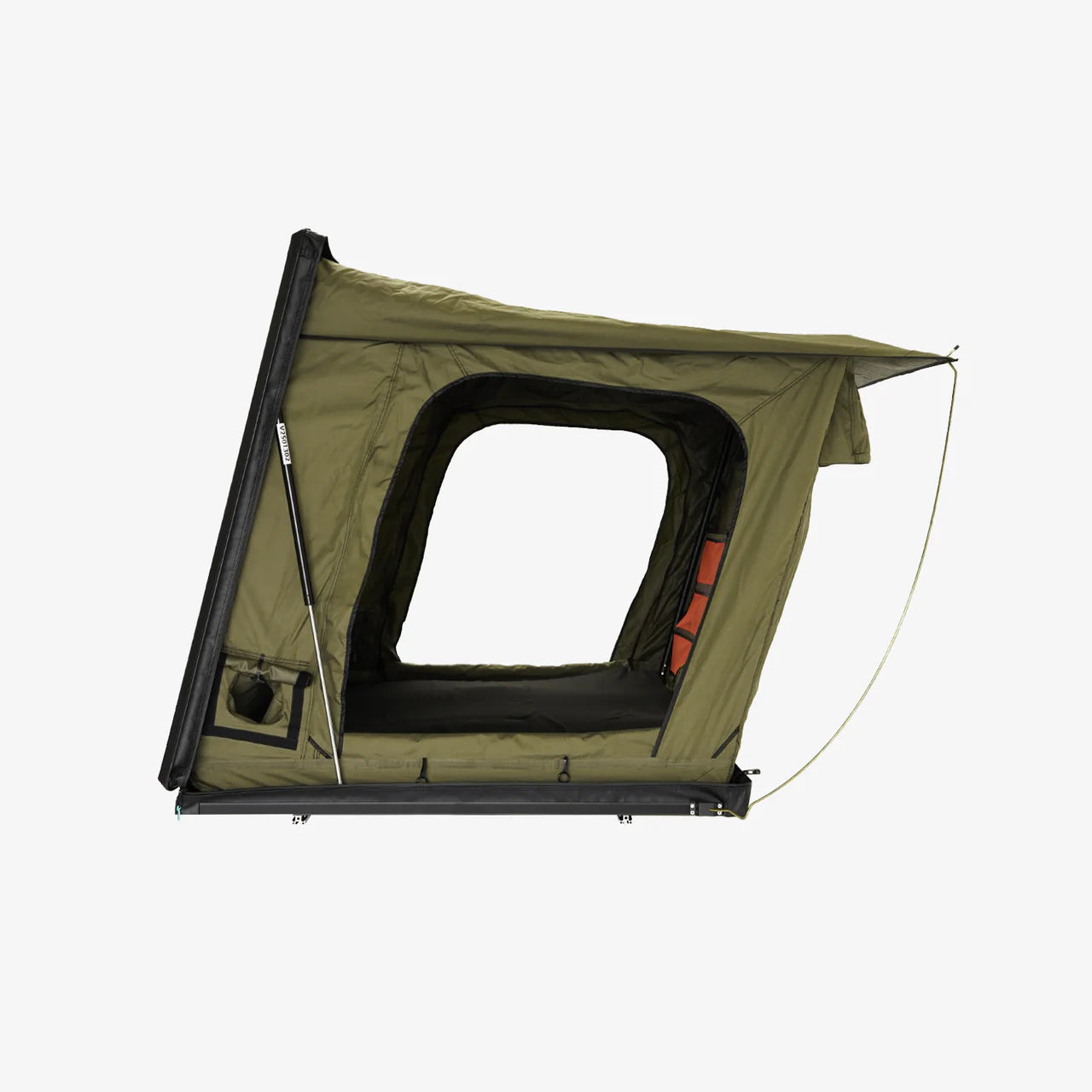 Trailpeak rooftop tent side access door weather sealed overland shelter by Inspired Overland