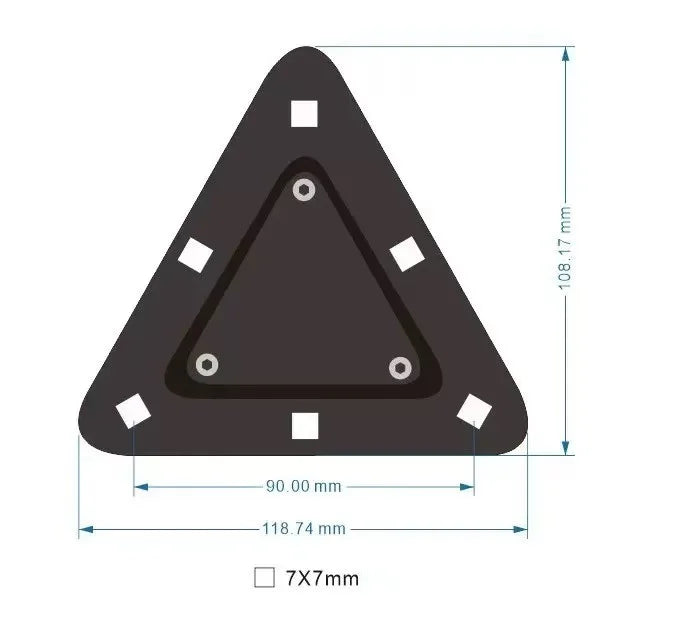 Akioverland jerry can mounting plate dimensions rear bumper bracket diagram