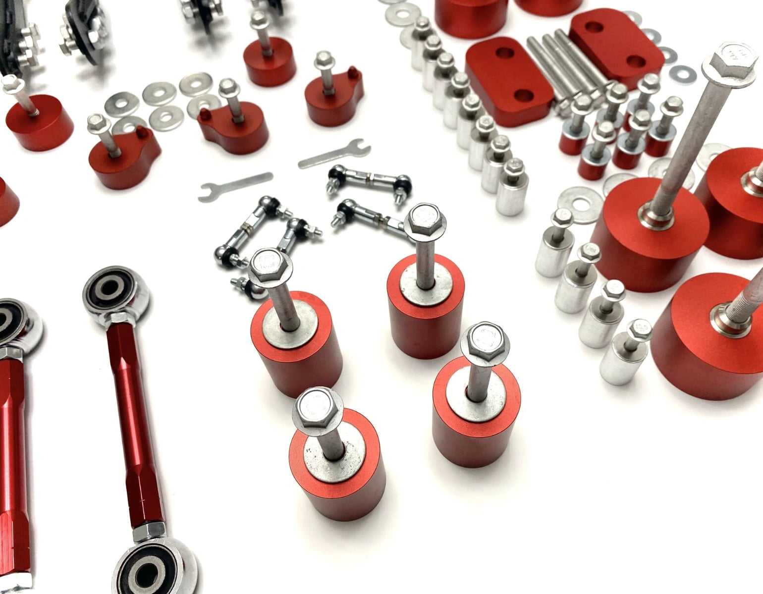 Akioverland V3 subframe drop with centering sleeves for Cayenne 955 957 driveline geometry correction