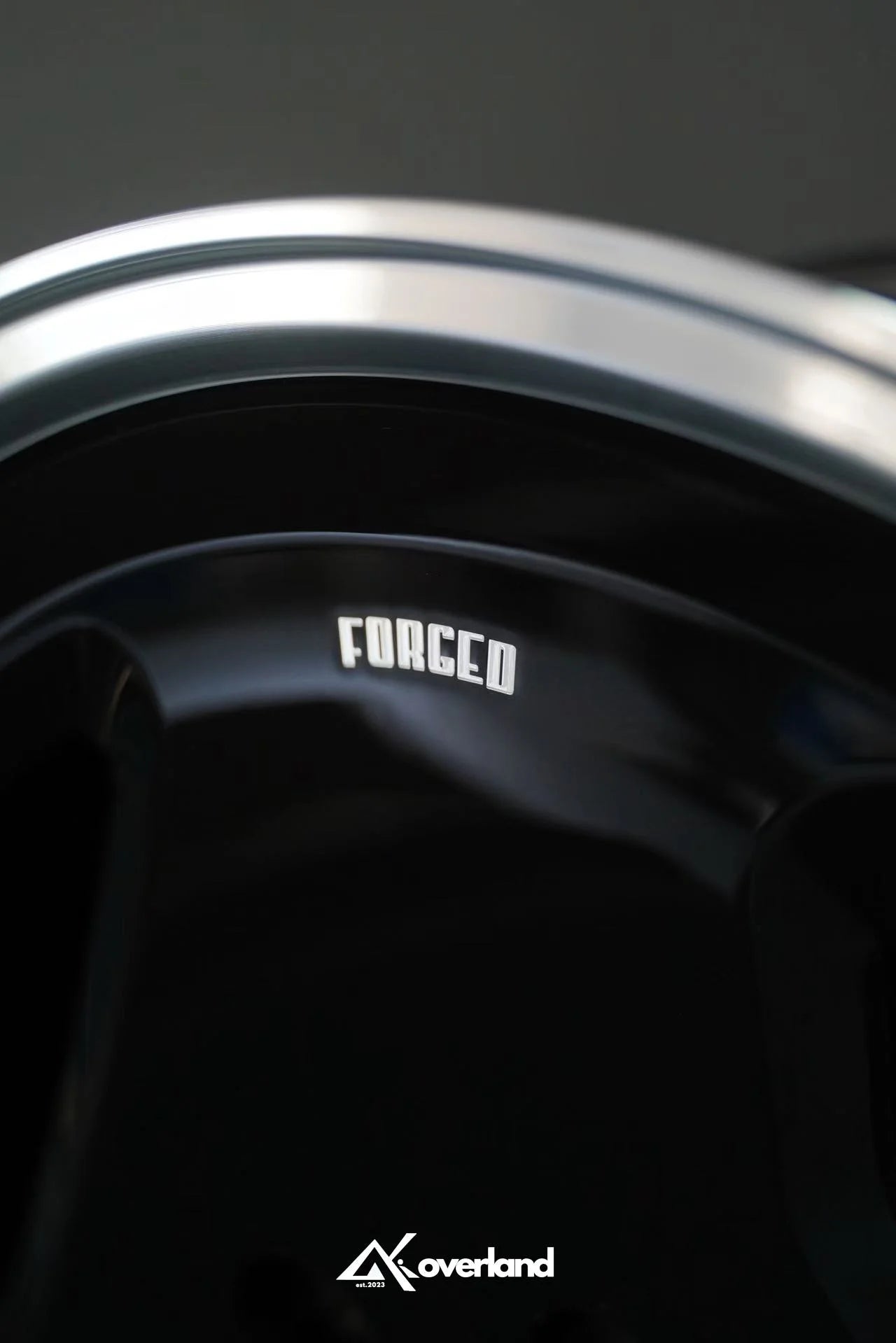 FORGED engraving detail on Nabalu wheel aluminium billet finish