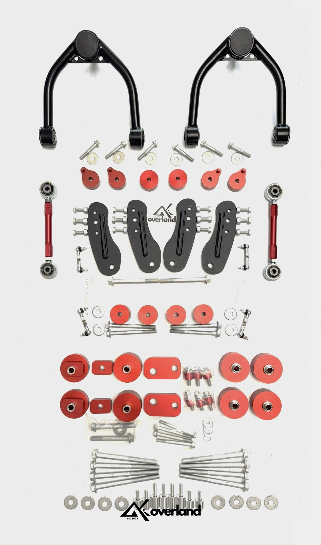 Akioverland 3.5 inch flagship air lift kit for Porsche Cayenne 955 957 with V3 subframe drop and UCAs
