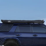 Inspired Overland 180 awning packed cover mounted on roof rack lightweight travel setup