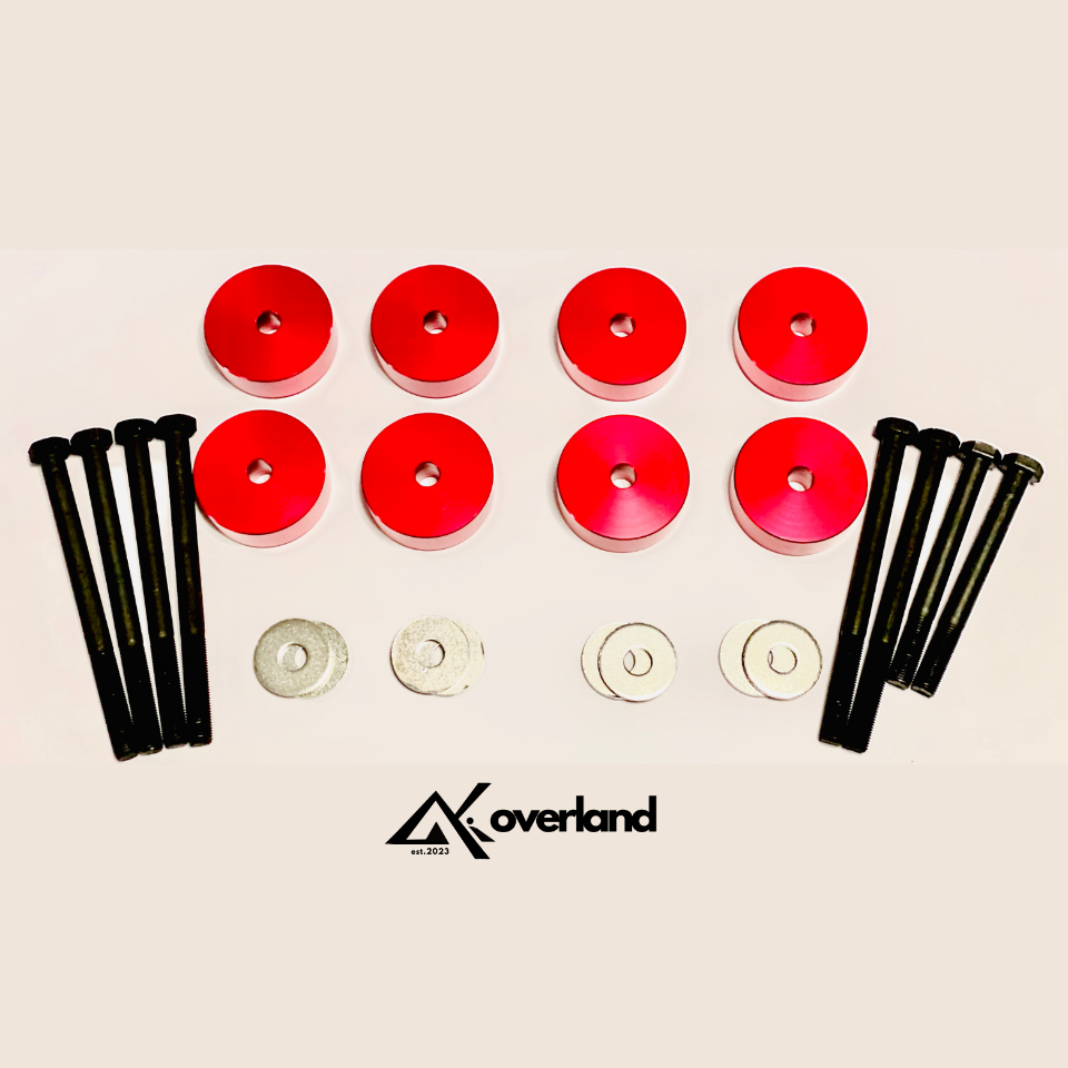 Porsche Cayenne 955/957 7075 Aluminium Subframe Drop Kit for Lifted Ge