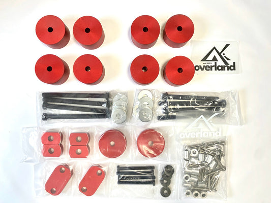 Akioverland V2 Subframe drop kit for lifted porsche cayenne