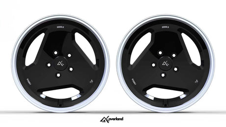 5x120 forged wheel black finish Range Rover overland build