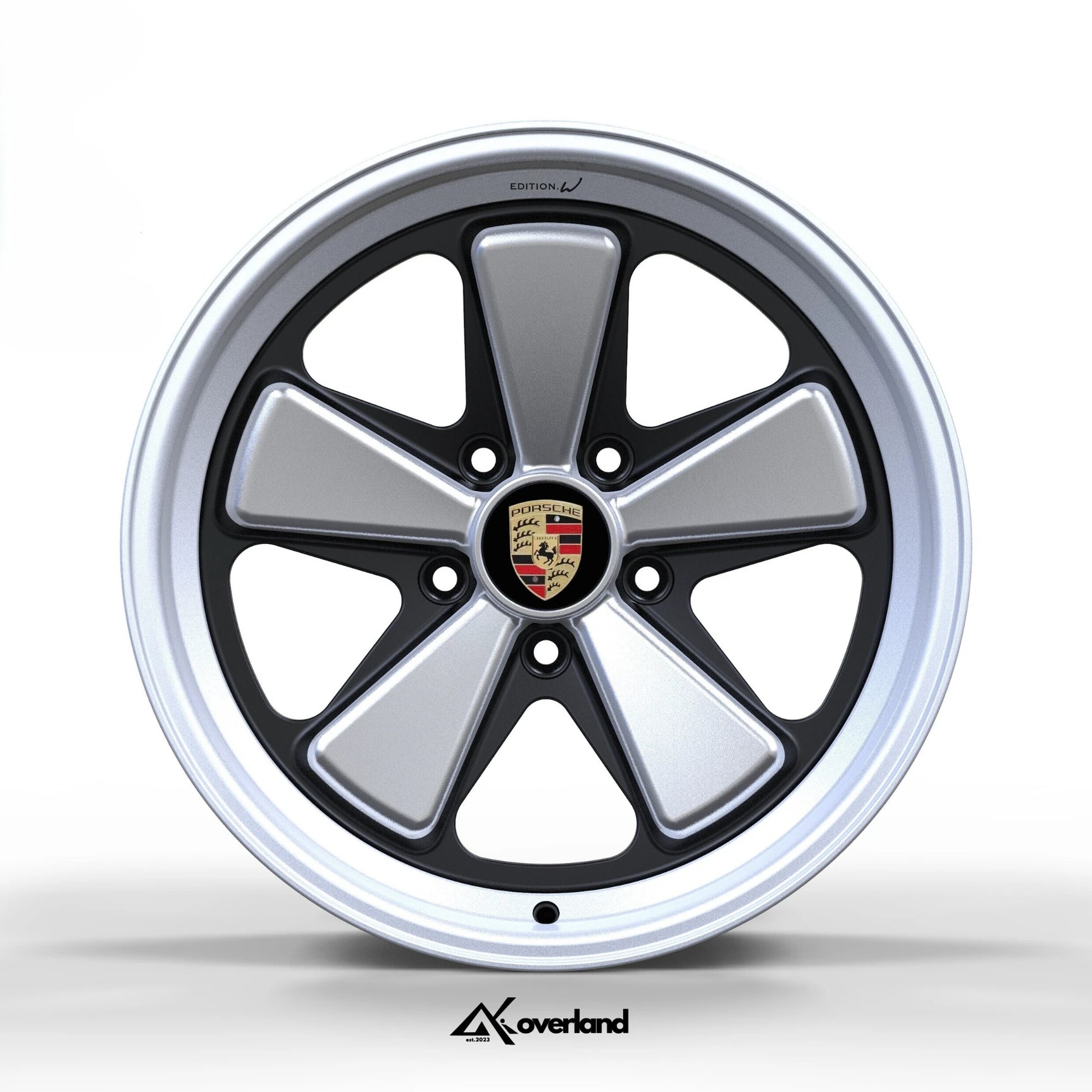 5X130 Edition W forged Fuchs-style wheel machined 2 tone