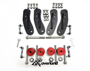 Akioverland basic 2.5 inch air lift kit without subframe drop for Cayenne Gen 1