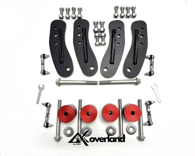 Akioverland basic 2.5 inch air lift kit without subframe drop for Cayenne Gen 1