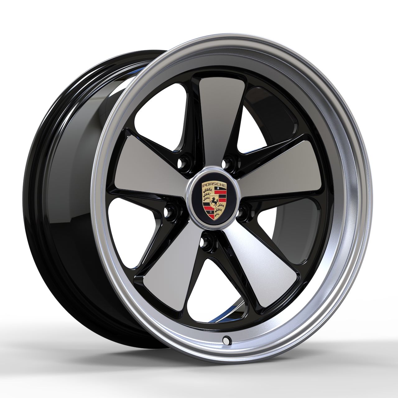 Porsche Cayenne fitted with Akioverland 5x130 Classic Fuchs offroad wheels