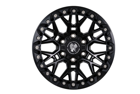 Bucks offroad wheels B504 Slotted Beadlock Black