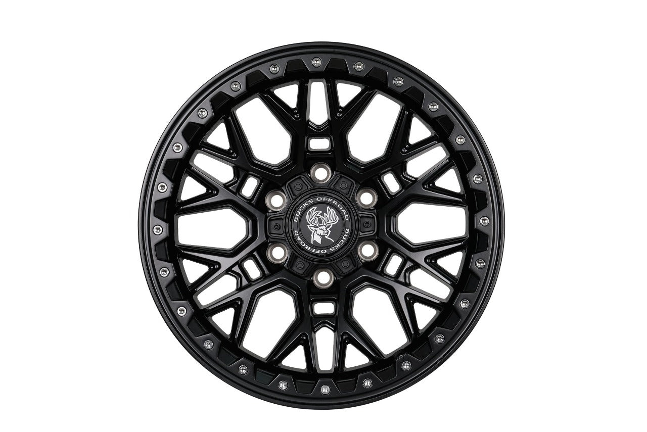 Bucks B504 Slotted Beadlock Matte Black 2