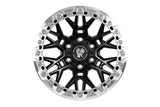 Bucks B504 Slotted Beadlock Machined Black