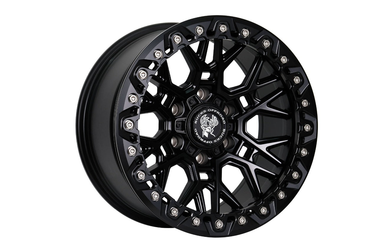 Bucks B504 Slotted Beadlock Matte Black – AkiOverland