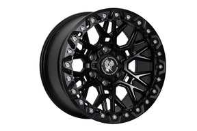 Bucks offroad wheels B504 Slotted Beadlock Black