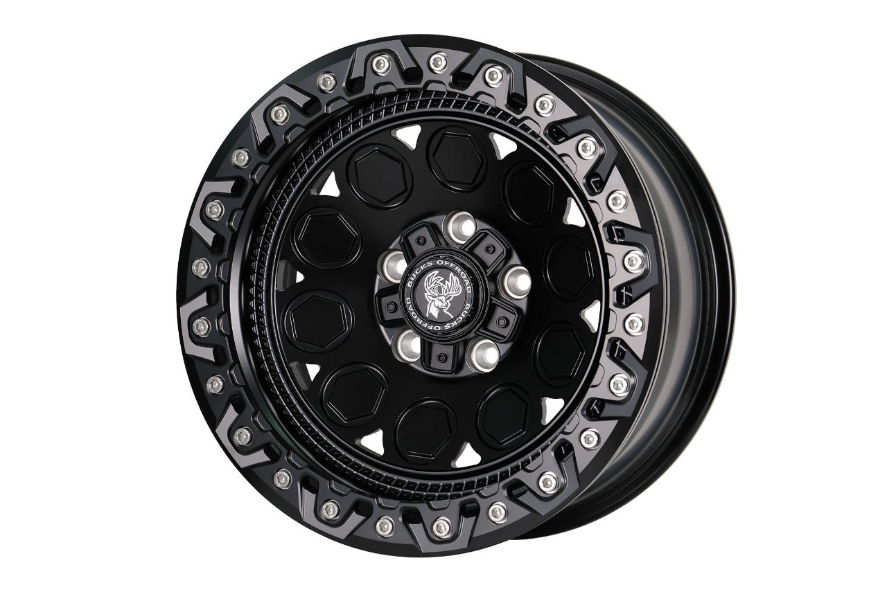 Bucks offroad wheels F602 Forged Slotted Beadlock matte black