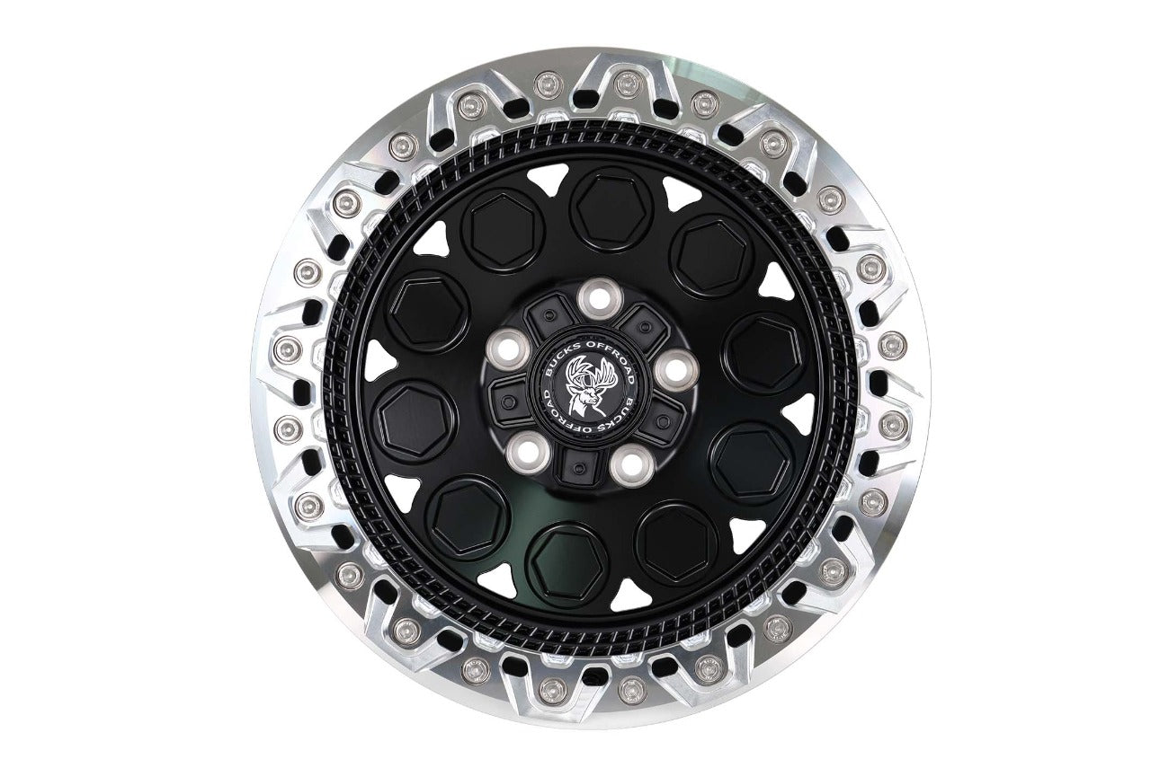 Bucks offroad wheels F602 Forged Slotted Beadlock matte black