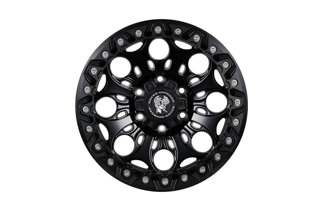 Bucks B502 Slotted Beadlock Gloss Black