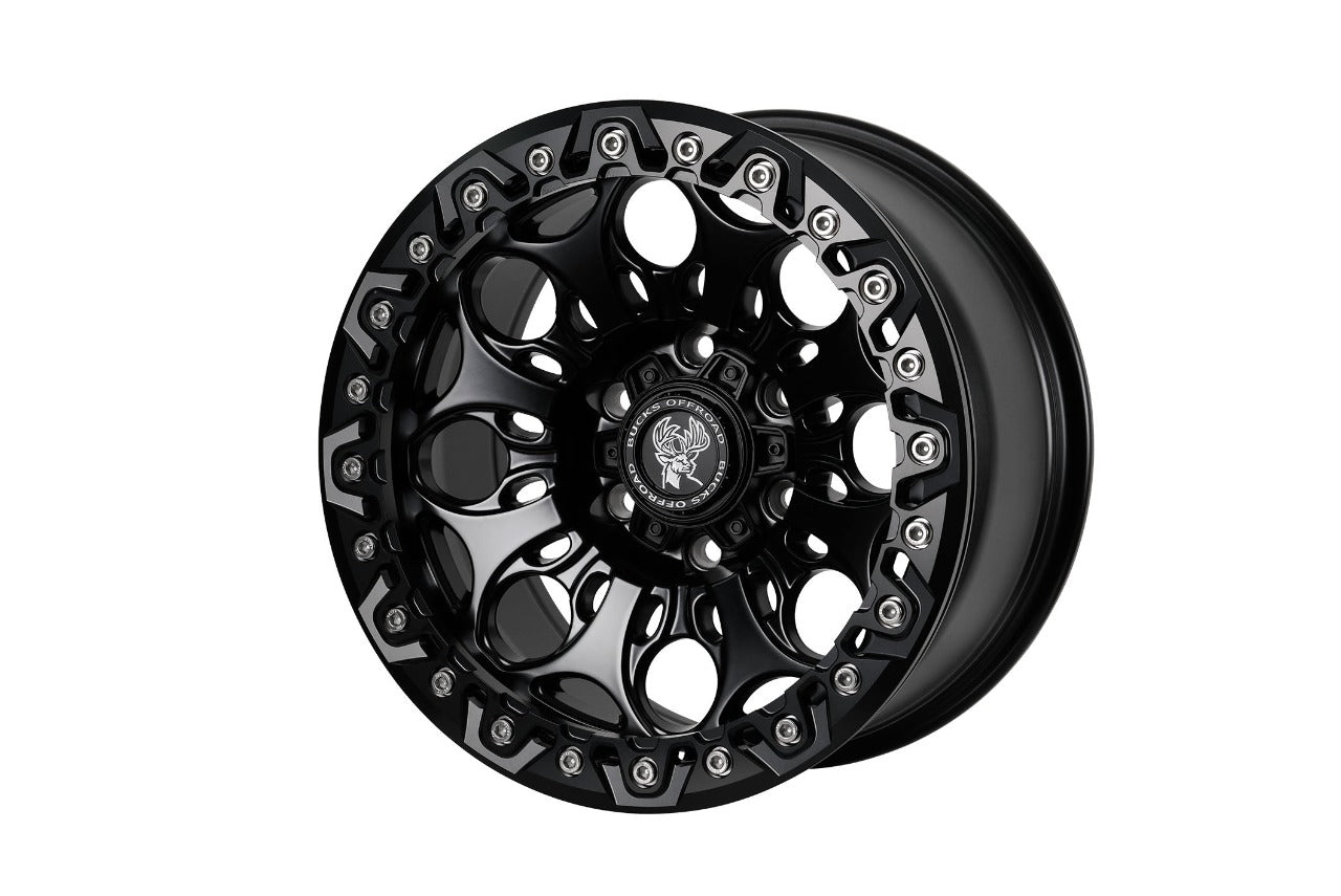 Bucks B502 Slotted Beadlock Gloss Black