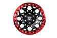Bucks B502 Slotted Beadlock Red Black