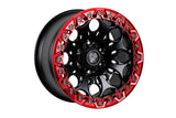 Bucks B502 Slotted Beadlock Red Black