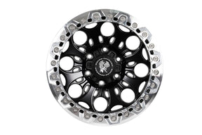Bucks offroad wheels B502 Slotted Beadlock Machined Black