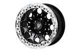 Bucks offroad wheels B502 Slotted Beadlock Machined Black