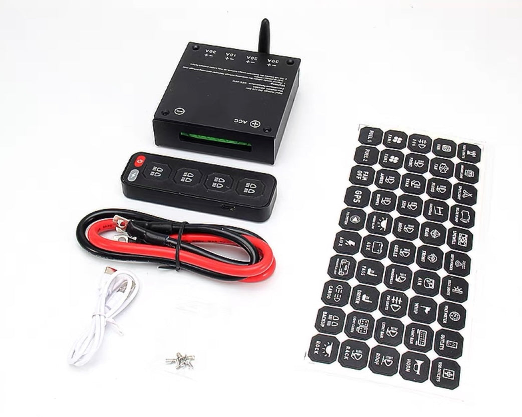 ATS 4/6 Gang Wireless LED Switch Panel, Off-Road Light Controller