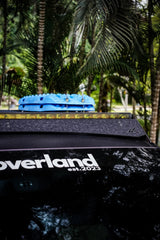 Akioverland Gen 1 Porsche Cayenne 955 957 VW Touareg super slim Aluminium modular roof rack with lightbar and traction board