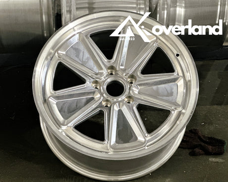 5x130 forged Porsche wheels with reimagined Fuchs styling, custom-built for Porsche Cayenne and VAG platforms