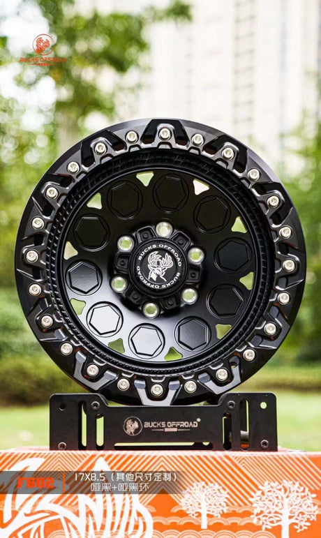 Bucks offroad wheels F602 Forged Slotted Beadlock matte black