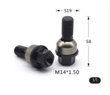 2 Piece Forged Grade 12.9 Porsche Lug Bolt Wheel Bolts M14x1.5