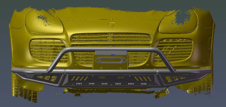 akioverland porsche cayenne 955 tubular off road bumper