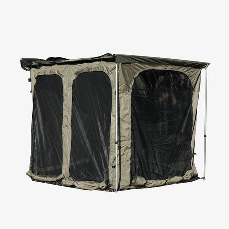 Inspired Overland awning side panel zipper doorway camp privacy shelter