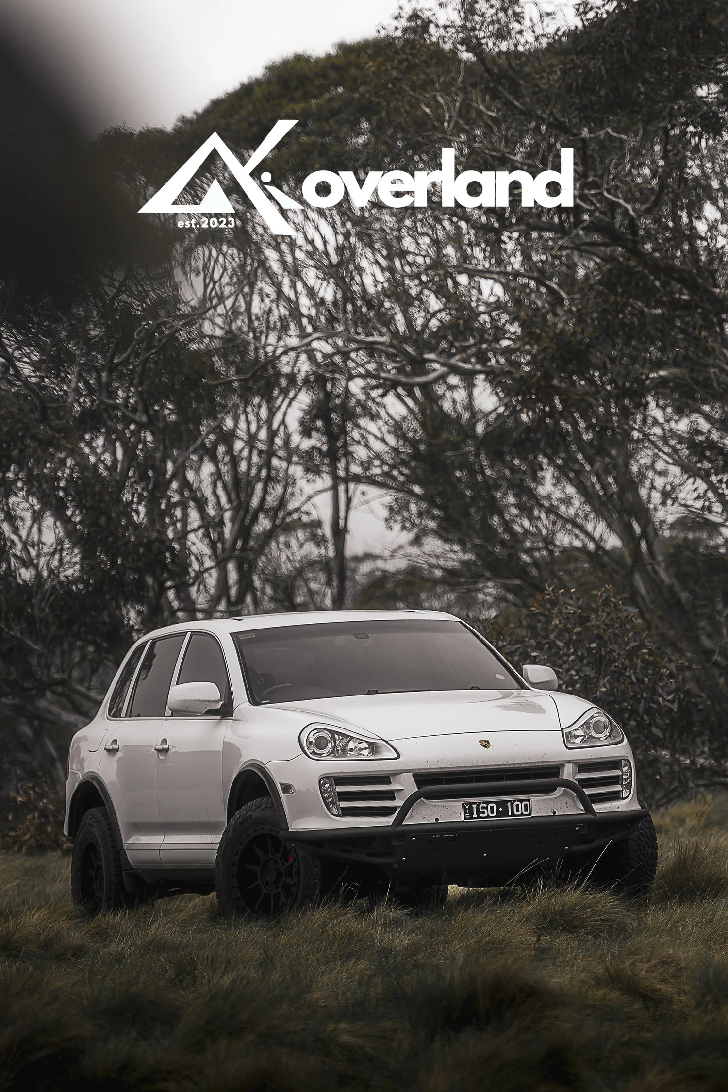 Pare-chocs avant tubulaire tout-terrain demi-hauteur pour Porsche Cayenne 957