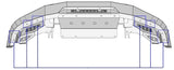 Akioverland Porsche Cayenne 957 low profile offroad steel bumper 