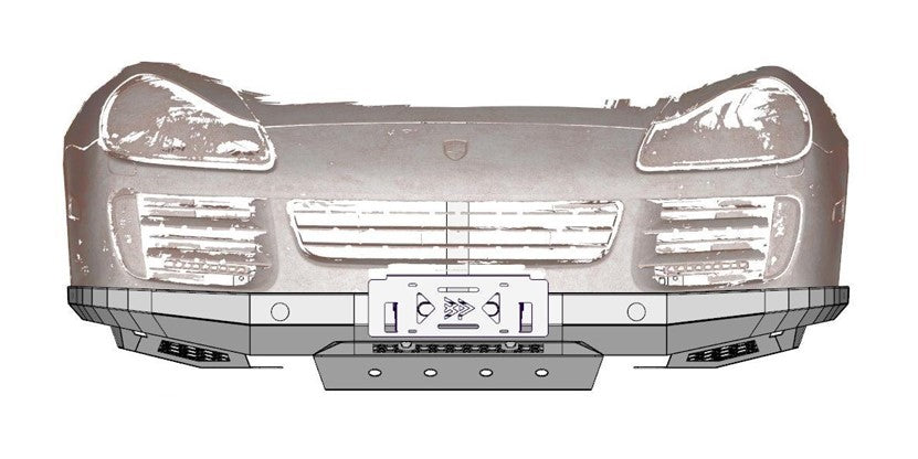 Porsche Cayenne 957 Low Profile Offroad Front bumper – AkiOverland
