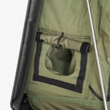 Trailpeak rooftop tent diesel heater vent port integrated overland tent system by Inspired Overland